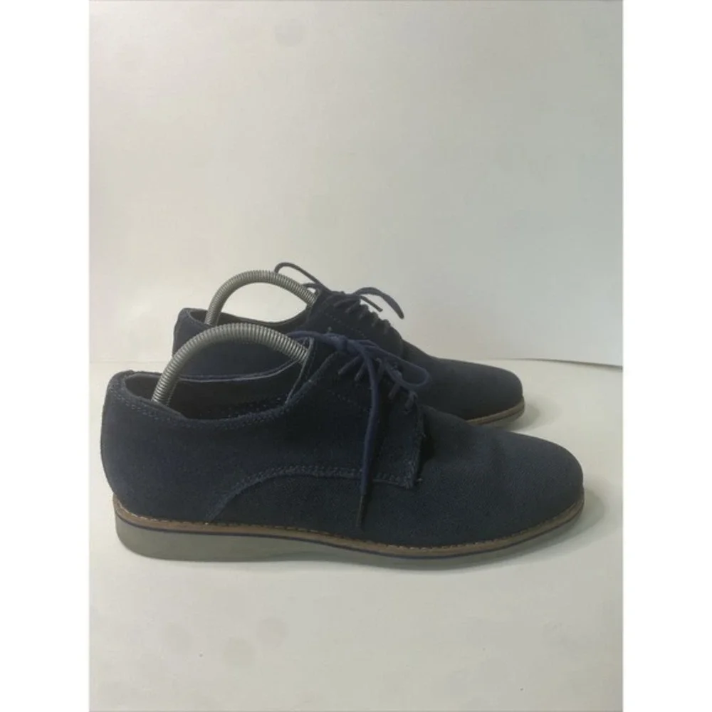 Mauro Alessi Men's Size 9 Oxford Style Dress Shoe. Very‎ Good. Navy Blue Lace Up